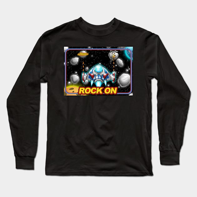 Rock On Long Sleeve T-Shirt by Pigeon585